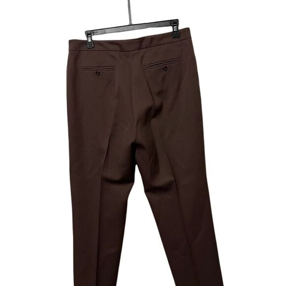 Vintage Pendleton Virgin Wool Trousers - Dark Chocolate Brown size 8 1990’s pant - Picture 6 of 9